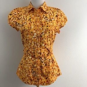 Yellow Short Sleeve Top